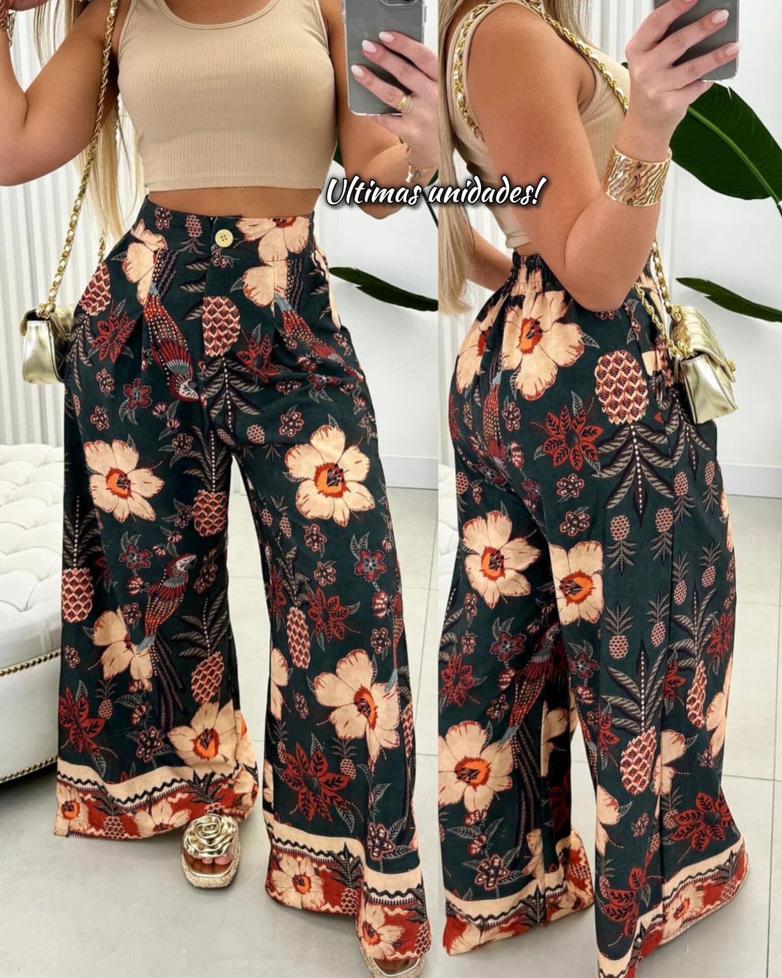 Calça Pantalona Tropicalia